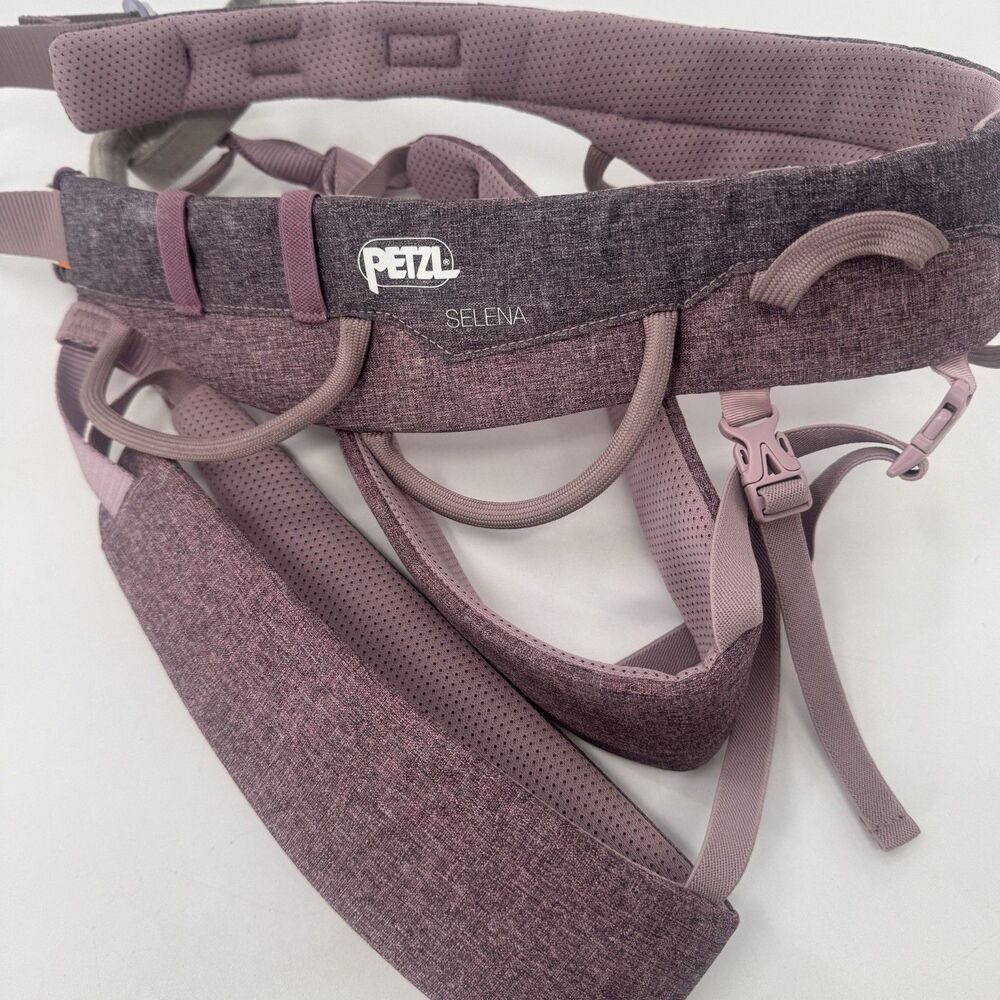 Petzl Selena Women M Rock Climbing Harness Lavender VGC Fast Shipping